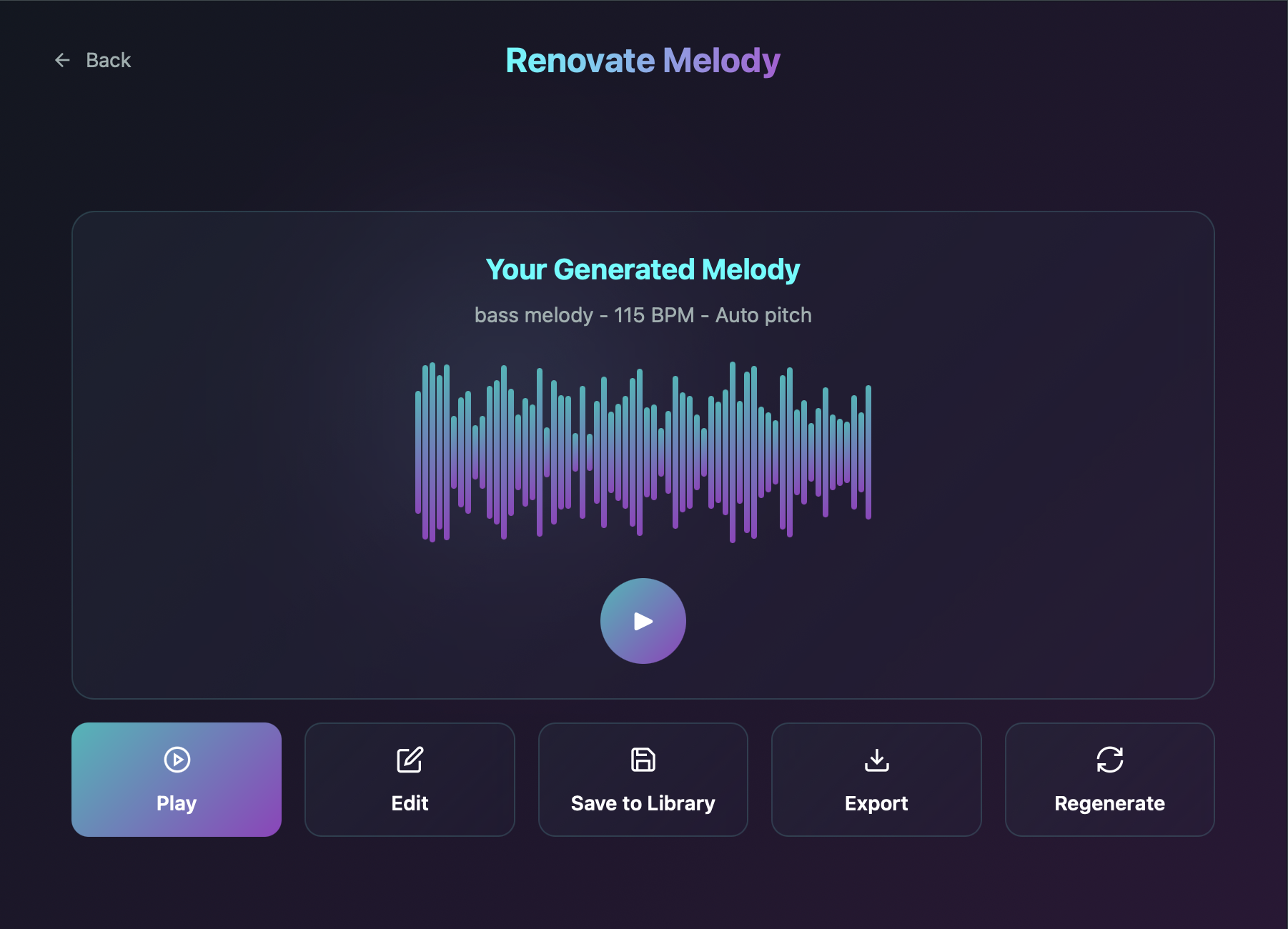 Renovate Melody UI